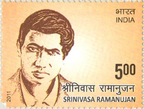 2011 में रामानुजन के सम्मान में जरी किया गया डाक टिकट. (सोर्स: viola)