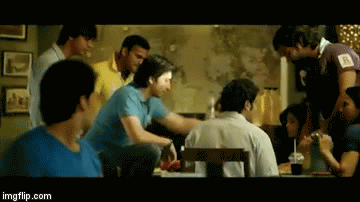 salman kick restaurent fight