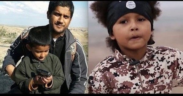 बेटे के साथ अबू उर्फ सिद्धार्थ